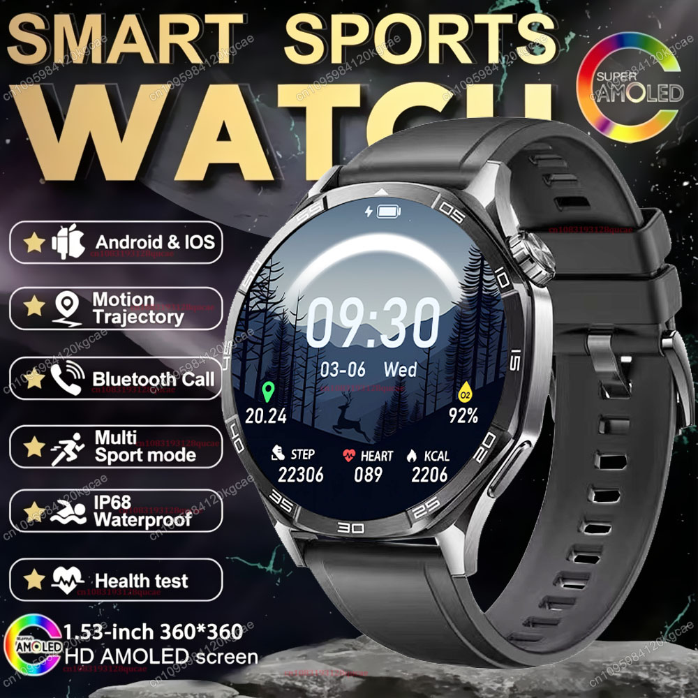 Phase Esports & Gaming Festival - Neue Smartwatch mit Bluetooth-Anruffunktion, 1,53 Zoll